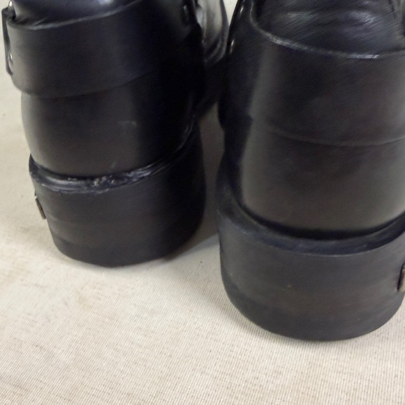 Harley-Davidson Boots Men's SZ US10 EU43 Harness Motorcycle Pull-On Black Heavy - Picture 6 of 14